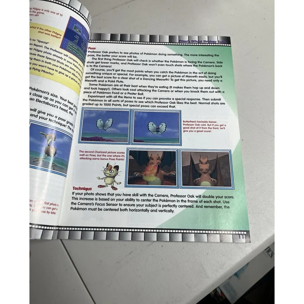 Pokemon Snap Prima Official Strategy Guide Nintendo 64 N64 Complete Book Manual